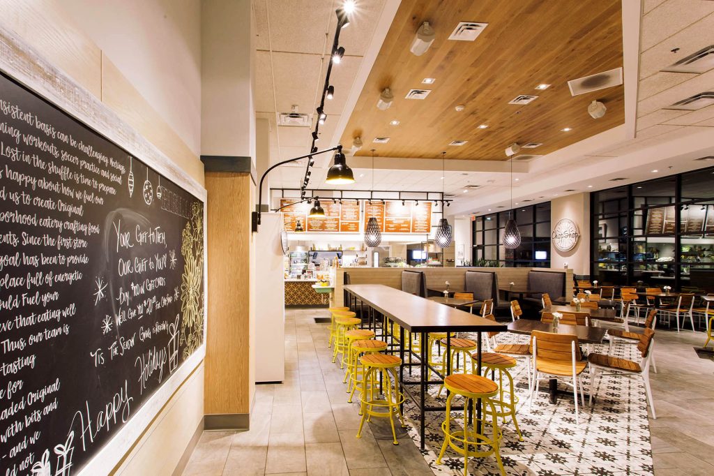The inside of Original ChopShop location